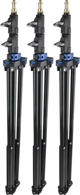 Kupo 080AC Midi Click Light Stand 3 stk 3 pk Lysstativ 