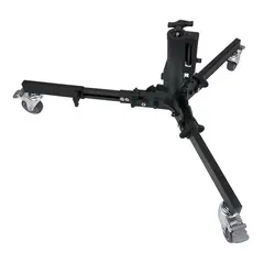 Kupo 340 Quick Action Roller Stand Base Lysstativ-Fold Up Base med hjul Sort