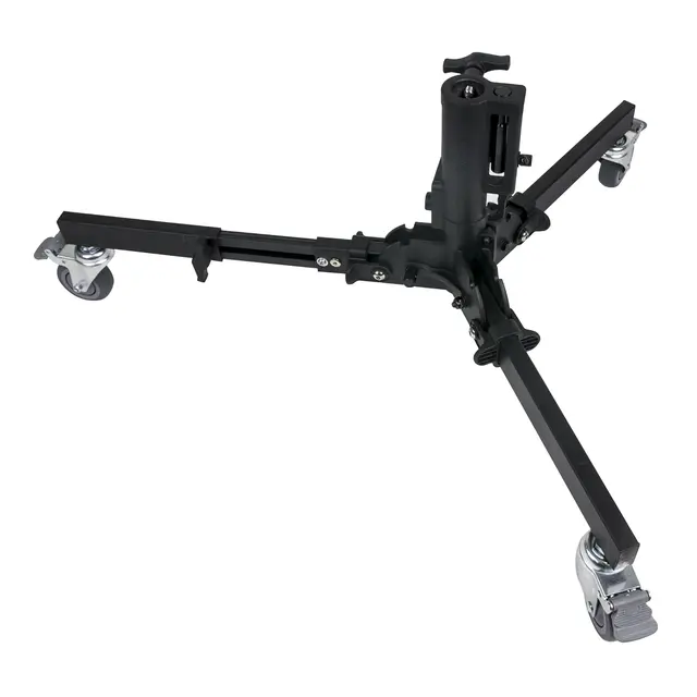 Kupo 340 Quick Action Roller Stand Base Lysstativ-Fold Up Base med hjul Sort 