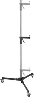 Kupo 390M Steel Column Roller Stand S&#248;ylestativ med hjul. St&#229;l