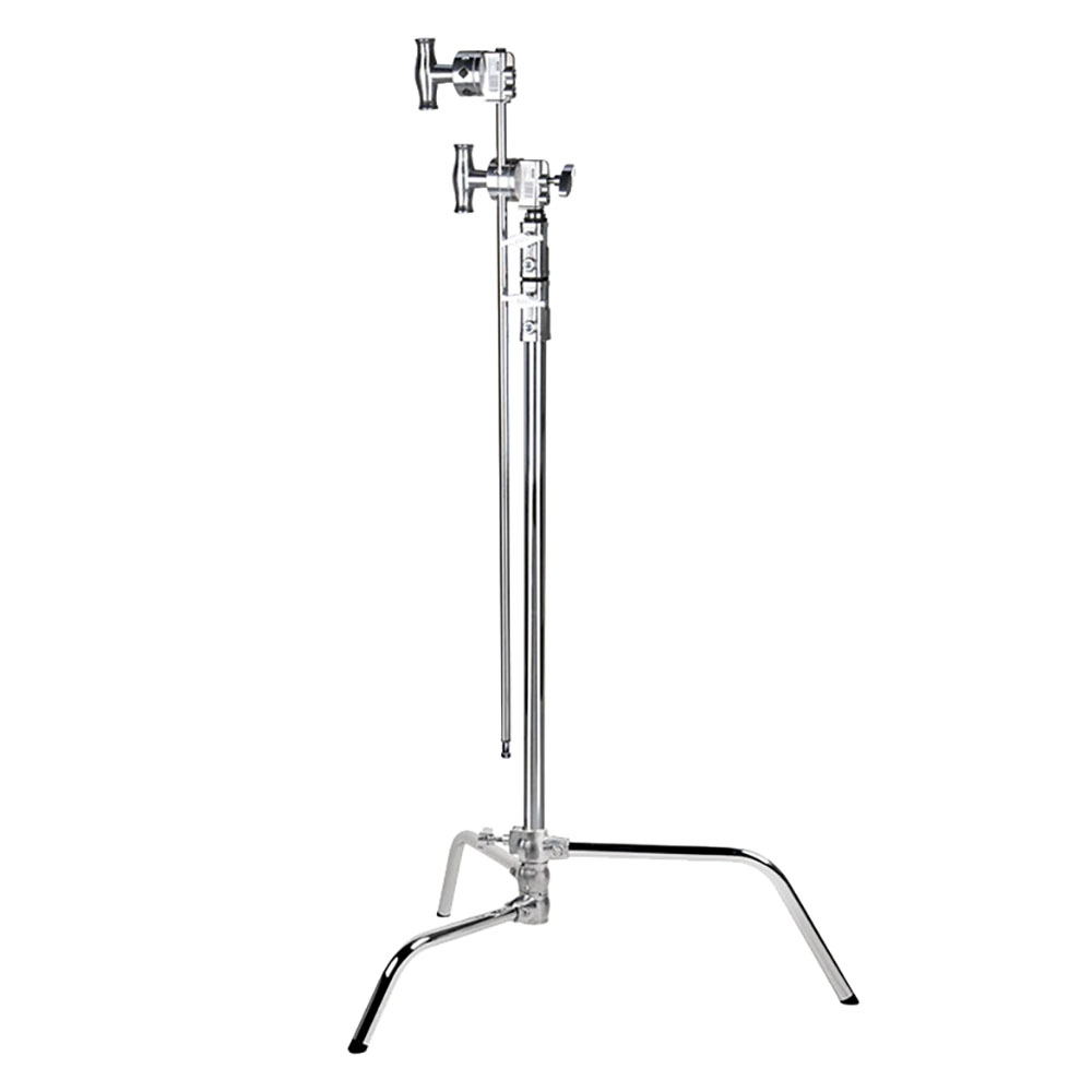 Kupo CL-20MK C-Stand Sliding Leg KIT QR Lysstativ 1,9m QR ben, Grip Arm kit Sølv
