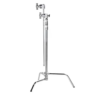 Kupo CL-20MK C-Stand Sliding Leg KIT QR Lysstativ m/Arm Maks 1,9m 10 kg Silver