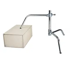Kupo CL-30M 30&quot; Master C-Stand Silver Sliding Leg &amp; Quick-Release 2,44m Blank