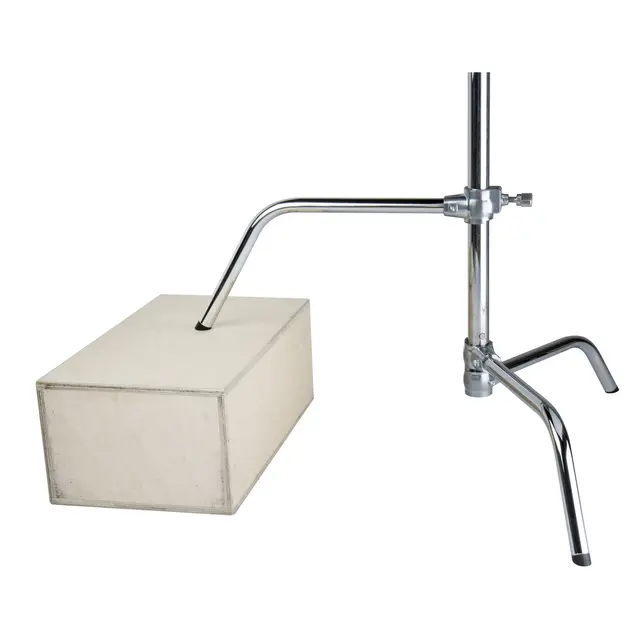 Kupo CL-40M 40" Master C-Stand Silver Sliding Leg & Q-Release System Sølv 