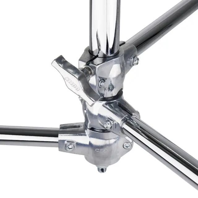 Kupo CS-20M Master C-Stand Sliding Legs Lysstativ 2m Nivelerbart ben. Silver 