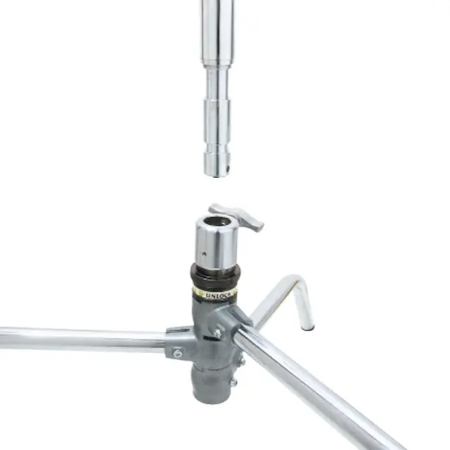 Kupo CT-30M Compact Turtle Base Silver C-Stand lysstativ 