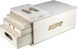 Kupo AB-41K 4-1 Nesting Apple Box Set Pancake, Quarter, Half&Full Apple Box