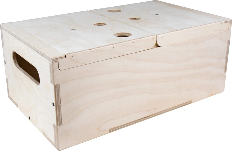 Kupo KAB-81K Apple Box-Tooling Apple Box Verktøykasse i kryssfiner