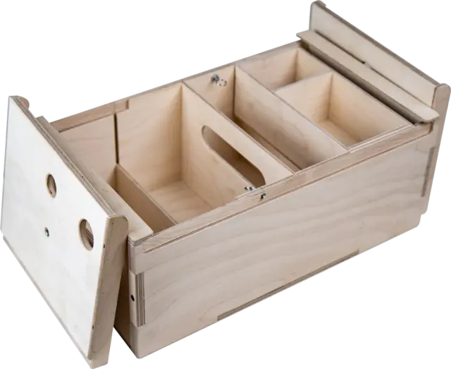 Kupo KAB-81K Apple Box-Tooling Apple Box Verktøykasse i kryssfiner 