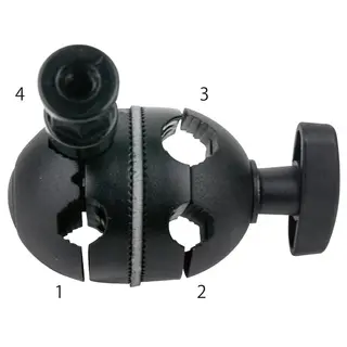 Kupo KCP-170 Hybrid Head Lettvekt Grip-Hode for 10-13mm rør