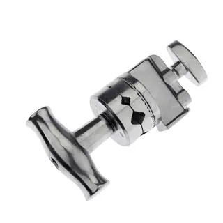 Kupo KCP-200 2-1/2" Grip Head Kraftig Grip-hode. Silver