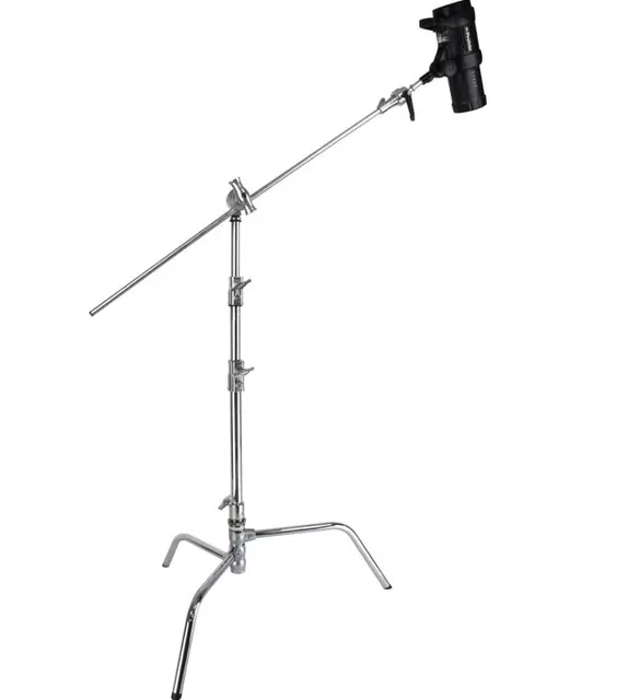 Kupo KCP-246 Super Grip Arm Silver Boom Arm m/Swivel hode 16mm Sølv-blank 