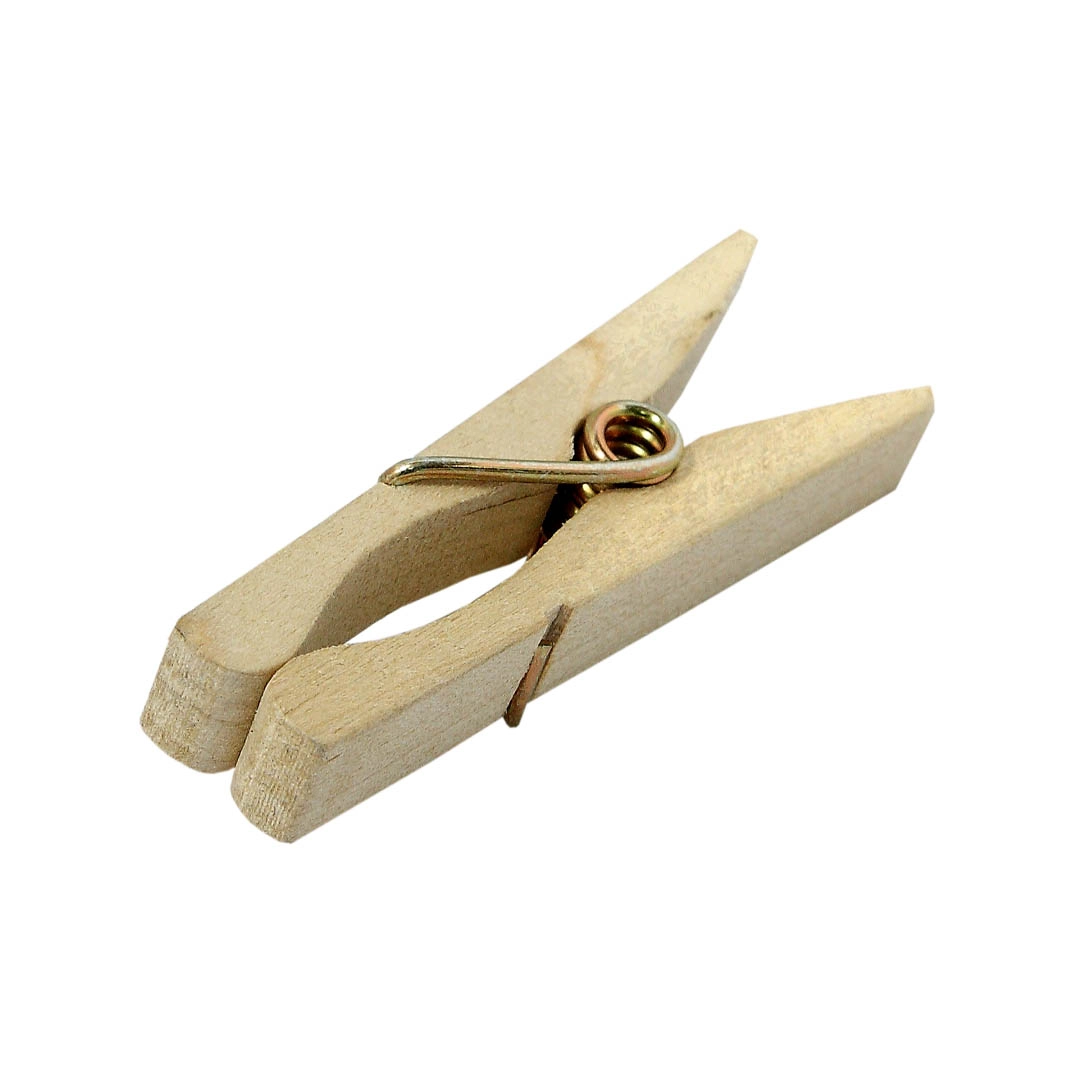 Kupo KCP-347 Wood C47 Spring-Type Clothspins 50 Pcs Per Bag