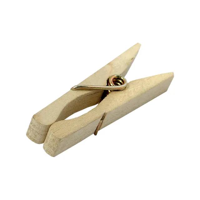Kupo KCP-347 Wood C47 Spring-Type Clothspins 50 Pcs Per Bag 