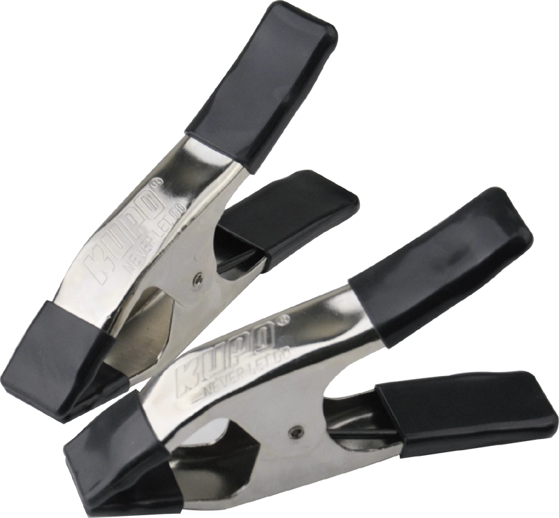 Kupo KCP-356-BK 6in Steel Spring A Clamp 2stk Medium Fjærklemmer i stål ca 15cm