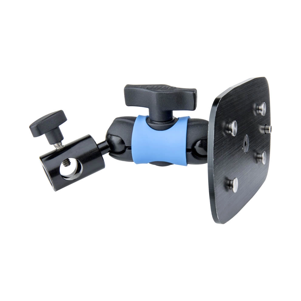 Kupo KCP-421 Super Knuckle Plate Arm med monteringsplate og 16mm HUN