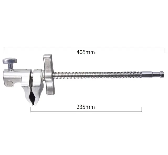 Kupo KCP-601 9" Super Viser Clamp Klemme 24cm + Sekskant mottaker 