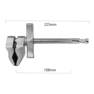 Kupo KCP-604 Super Viser Clamp End Jaw Klemme 10,5cm 16mm baby pin
