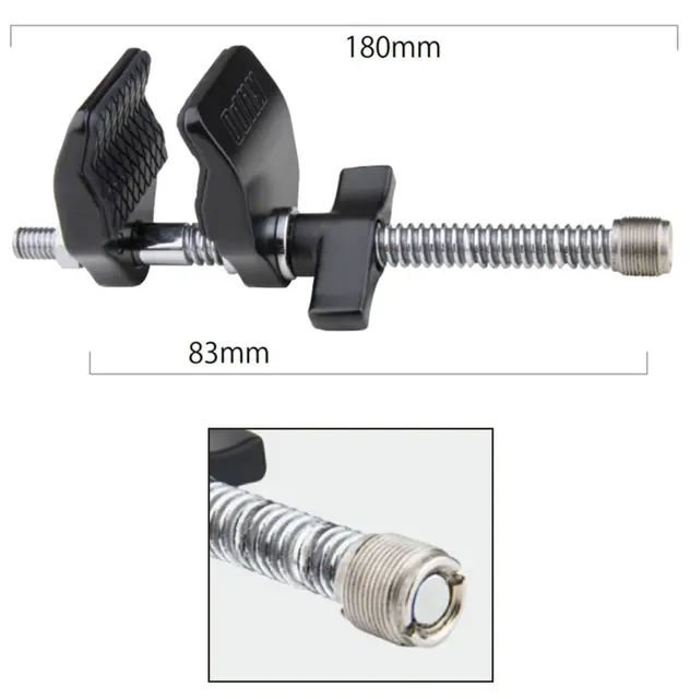 Kupo KCP-667B Mini Viser Clamp 5/8" - 27 Gjenger for mikrofoner 