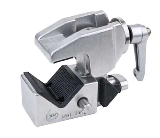 Kupo KCP-710 Convi Clamp Silver Med justerbart håndtak 
