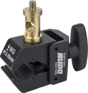 Kupo KS-014R Round Stud with 3/8&quot; -16 Male and 1/4-20 Male