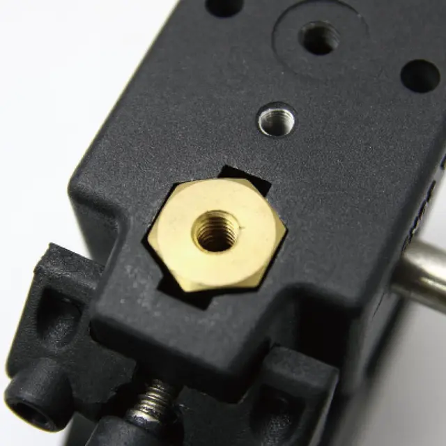 Kupo KS-015 Double Female Stud Hex Head Adapter 1/4 3/8" HUN HEX hode 