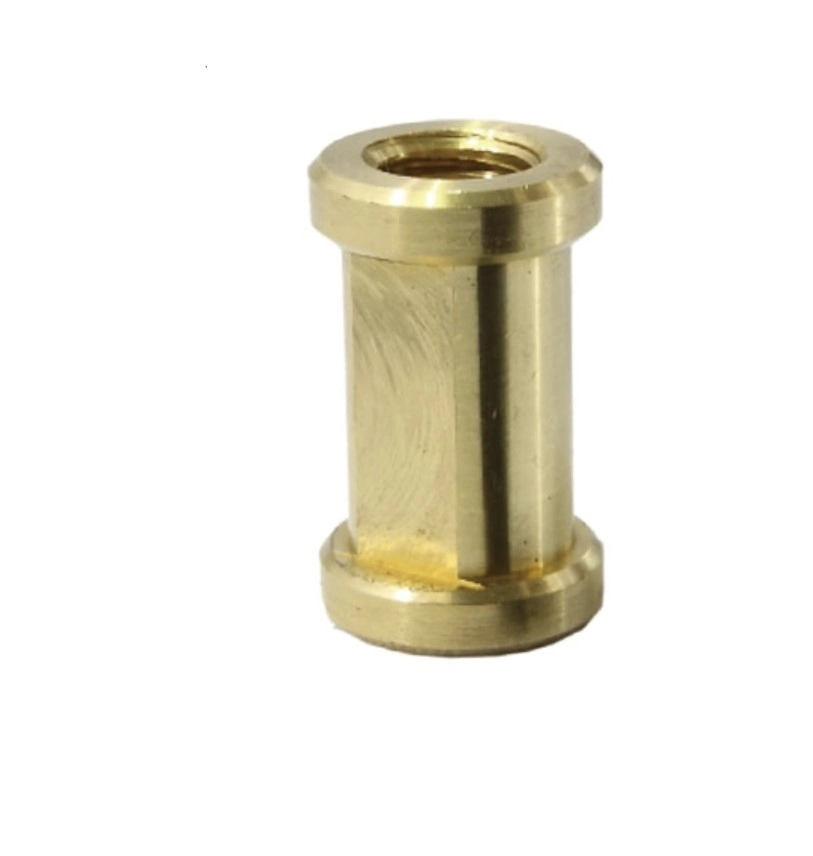 Kupo KS-015R Double Female Stud Round 16mm adapter 1/4 3/8" HUN Rundt hode