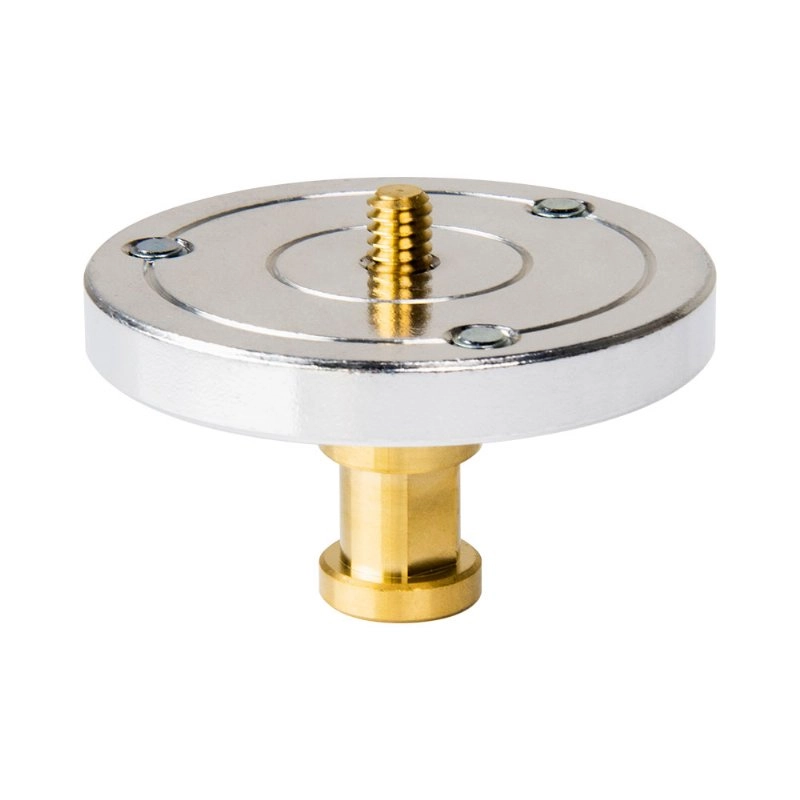 Kupo KS-024 1/4" Plattform m/16mm PIN Festeplate med Baby PIN til 1/4 skrue