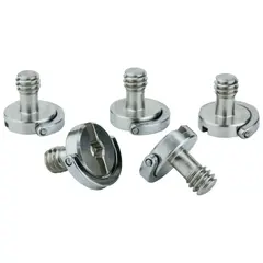 Kupo KS-061 1/4"-20 D-Ring Screws Kameraskruer (5stk) 10mm skaft.