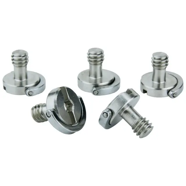 Kupo KS-061 1/4"-20 D-Ring Screws Kameraskruer (5stk) 10mm skaft. 
