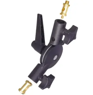 Kupo KS-102 Swiveling Umbrella Adapter Kraftig tilthode for lysutstyr 16mm m/ad