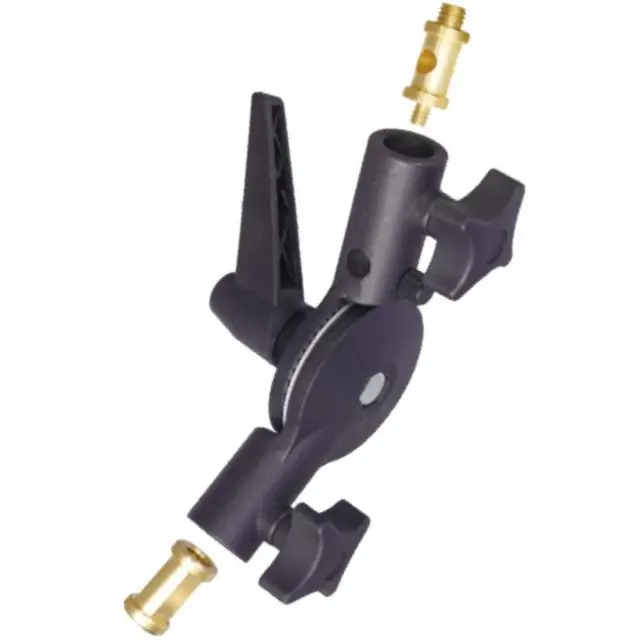 Kupo KS-102 Swiveling Umbrella Adapter Kraftig tilthode for lysutstyr 16mm m/ad 