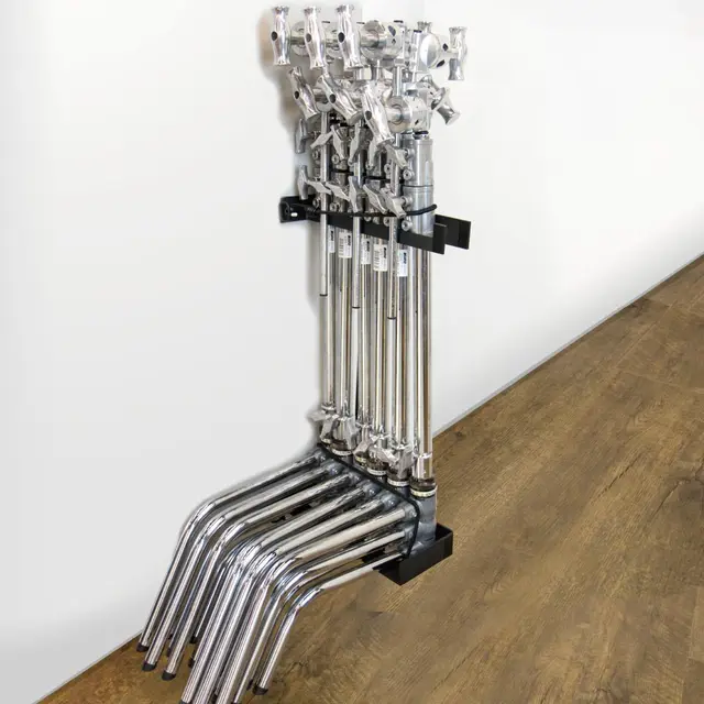 Kupo KS-119B C-Stand Door Rack Veggmontert holder for 6stk C-Stands 