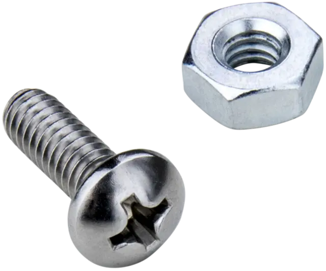 Kupo KS-175 1/4"-20 Screw & Nut sett 5stk stjerne-skruer og muttere 1/4" 