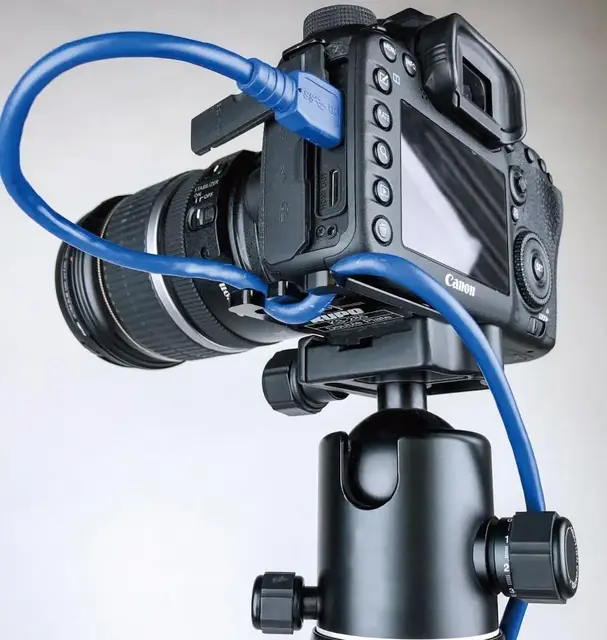 Kupo KS-285 Double Plate Quick Release Festeplate Arca-Swiss & Rc2 Kabelsikring 