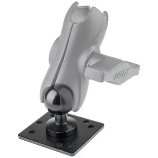 Kupo KS-412 Super Knuckle Square Plate Festeplate med 26mm kule