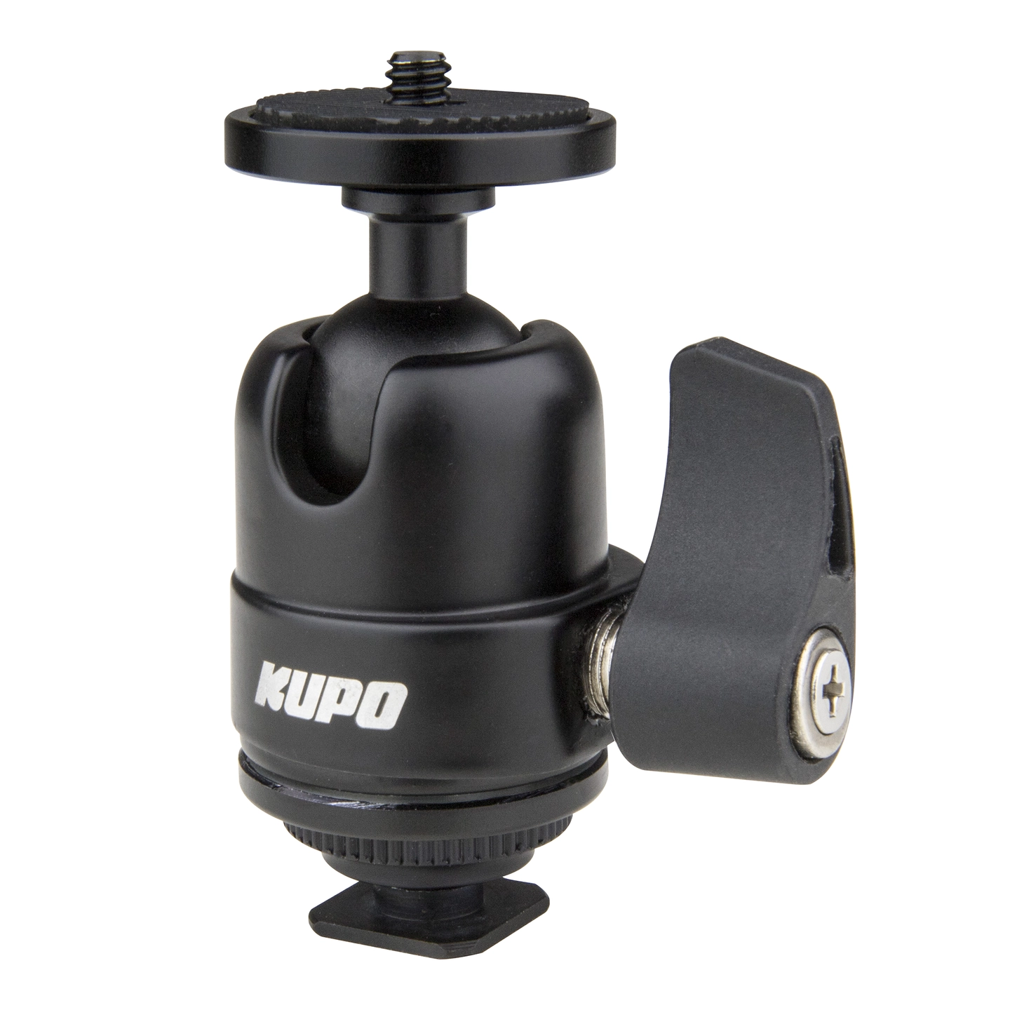 Kupo KS-CB07 Midi Ball Head Cold Shoe Lite kulehode med blitsskofeste