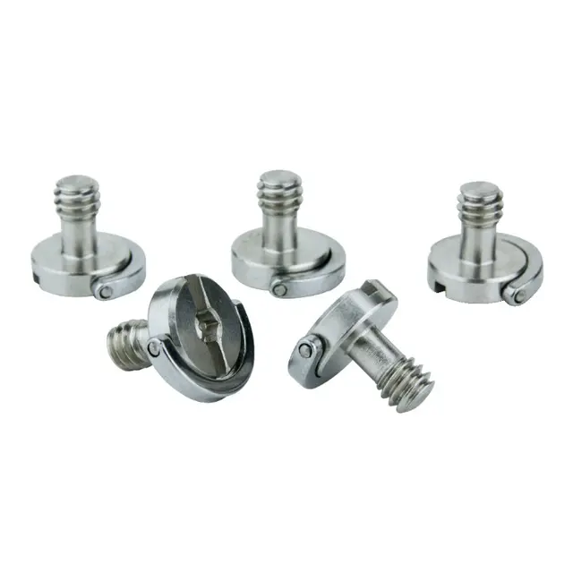 Kupo KS-135 1/4''-20 D-Ring Screws Kameraskruer (5stk) 8mm skaft. 
