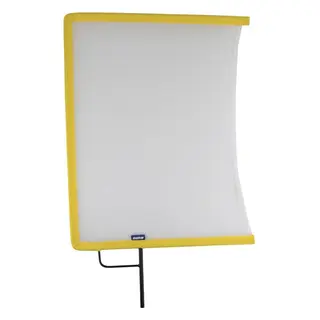 Kupo KT-2436OW 24"x 36" Open End Flag Frame - White Artificial Silk