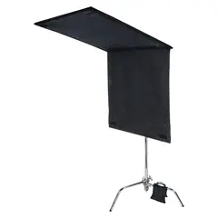 Kupo KT-3636TF 90 x 90 cm (36" x 36") Top Hinge Floppy Full Frame Flag Black