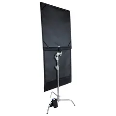 Kupo KT-3636TF 90 x 90 cm (36" x 36") Top Hinge Floppy Full Frame Flag Black