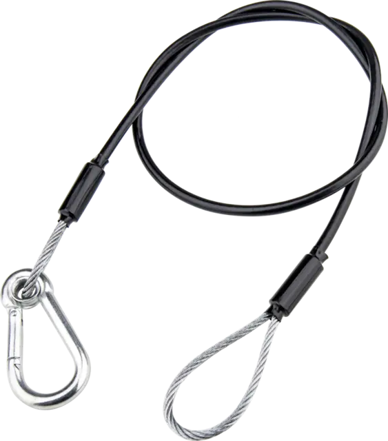 Kupo SW-04 75cm Long Safety Wire 3.2mm Diam.PVC-trukket sikkerhetskabel 