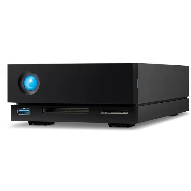 LaCie 1big Dock 4TB Thunderbolt 3 4TB Hub med CF/SD kort og Displayport 