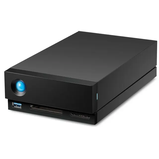 LaCie 1big Dock 4TB Thunderbolt 3 4TB Hub med CF/SD kort og Displayport 