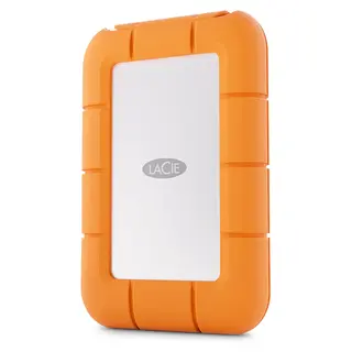 LaCie Rugged Mini SSD 2TB USB 3.2 2000MB/s lese-/skrivehastighet. IP54