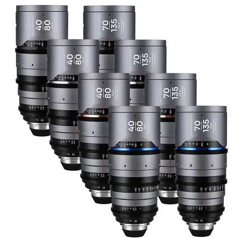 Laowa Sunlight 40-80mm/70-135mm T4.5 2x Bundle. Anamorphic Zoom Arri PL