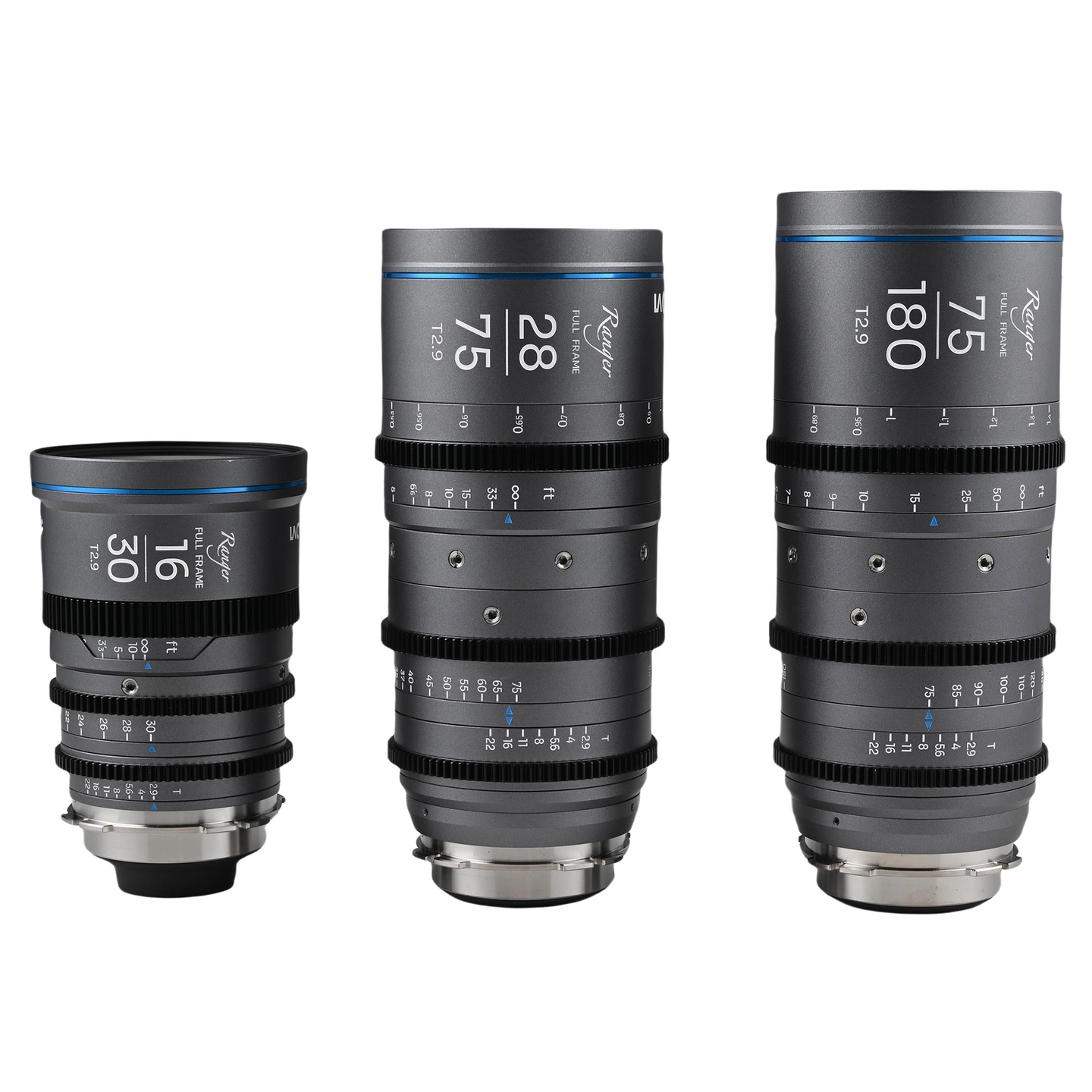 Laowa Ranger Lite FF Cine 3-Lens Bundle 16-30/28-75/75-180mm. Arri PL/Canon EF