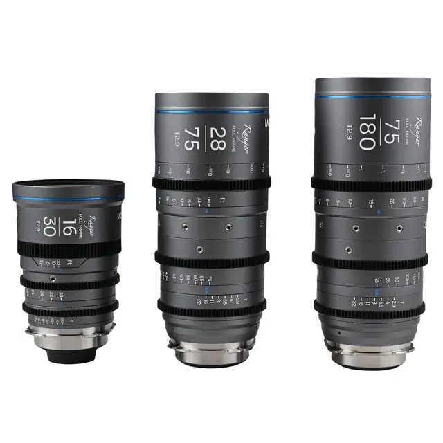 Laowa Ranger Lite FF Cine 3-Lens Bundle 16-30/28-75/75-180mm. Arri PL/Canon EF 