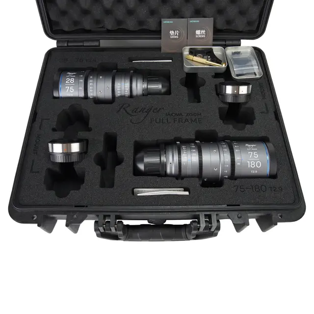 Laowa Ranger Lite FF Cine 2-Lens Bundle 28-75mm / 75-180mm. Arri PL/Canon EF 