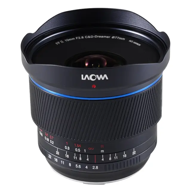 Laowa 10mm f/2.8 Zero-D FF For RF-mount. Manuell fokus 